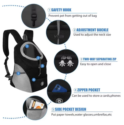 Dog Backpack Carrier - Travel Bug